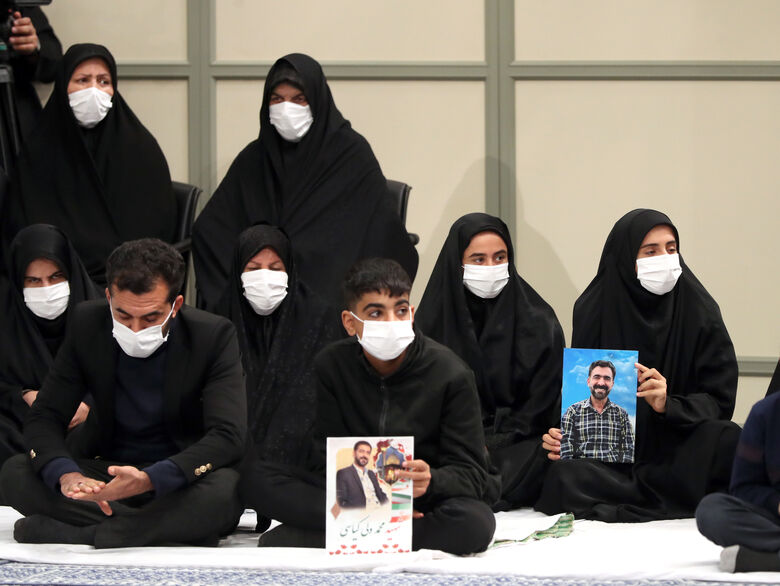 Встреча с членами семей жертв террора в храме Шахчераг