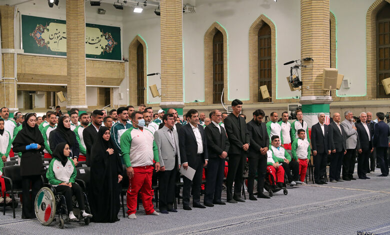 دیدار اعضای کاروان‌های اعزامی ایران به بازی‌های المپیک و پاراالمپیک ۲۰۲۴ پاریس