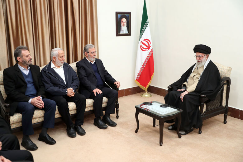 دیدار دبیرکل جهاد اسلامی فلسطین و هیأت همراه