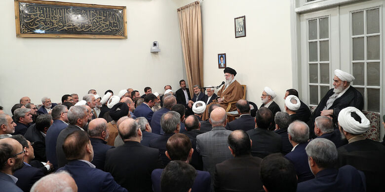 Leader of the Islamic Revolution Meets Senior Officials of the Three Government Branches