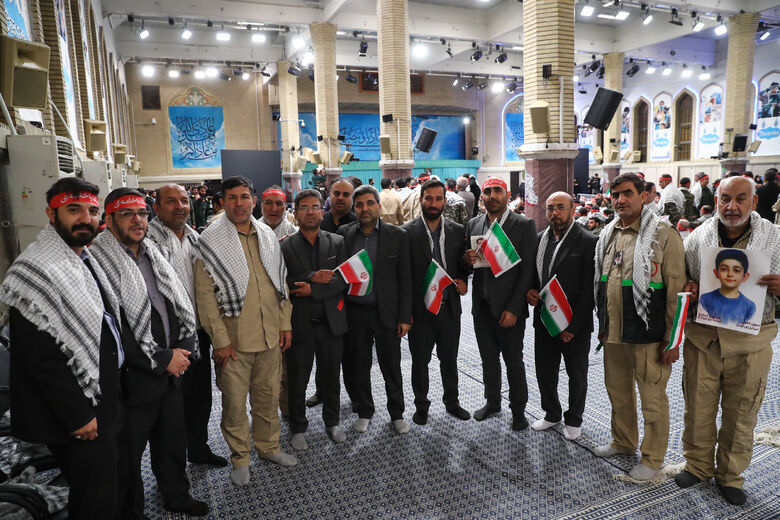 مراسم روز بسیج در حسینیه امام خمینی(ره)