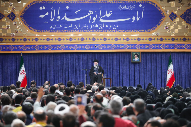 Leader of the Islamic Revolution Meets Thousands of Families of Dignified Martyrs