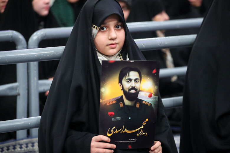 Leader of the Islamic Revolution Meets Thousands of Families of Dignified Martyrs