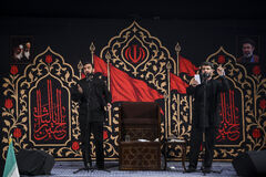 مراسم اربعین در جوار محل شهادت رهبر انقلاب