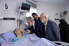 عیادت از آقای موسوی گرمارودی