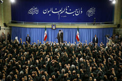 Ayatollah Khamenei receives thousands of the Islamic Revolution Guards Corps (IRGC) commanders Ayatollah Khamenei receives thousands of the Islamic Revolution Guards Corps (IRGC) commanders