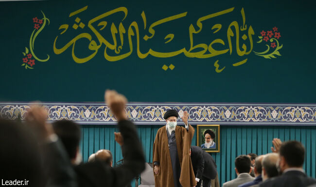 دیدار جمعی از ذاکران و ستایشگران اهل‌بیت علیهم‌السلام