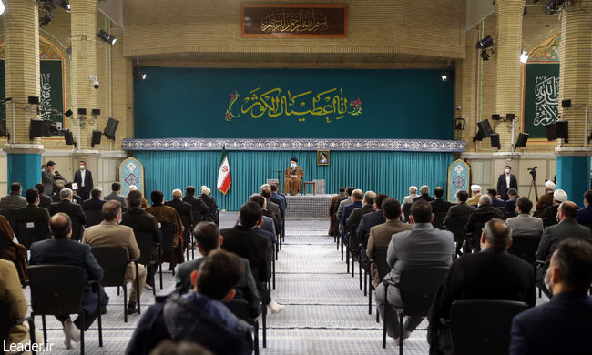 The leader of the Islamic Revolution in the meeting of some Ahl-e-Bayt's panegyrists