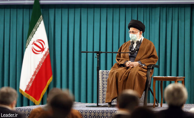 The leader of the Islamic Revolution in the meeting of some Ahl-e-Bayt's panegyrists