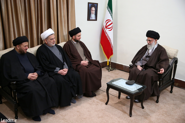 دیدار رئیس تحالف ملی شیعیان عراق و اعضای اصلی ائتلاف