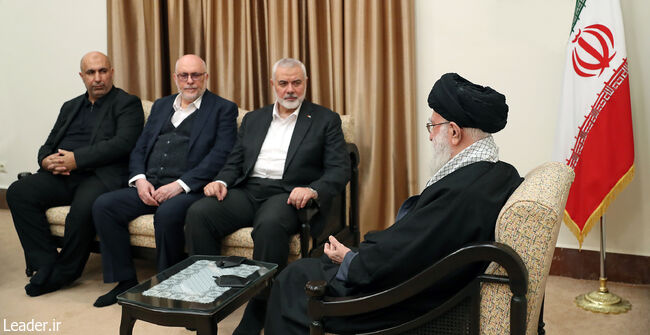 Leader meets head of Hamas and delegation