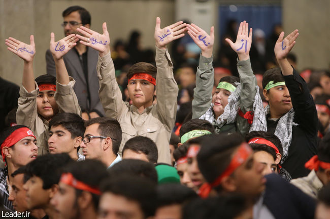 The Leader's meeting with students ahead of National Students Day