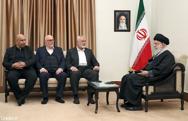 Leader meets head of Hamas and delegation