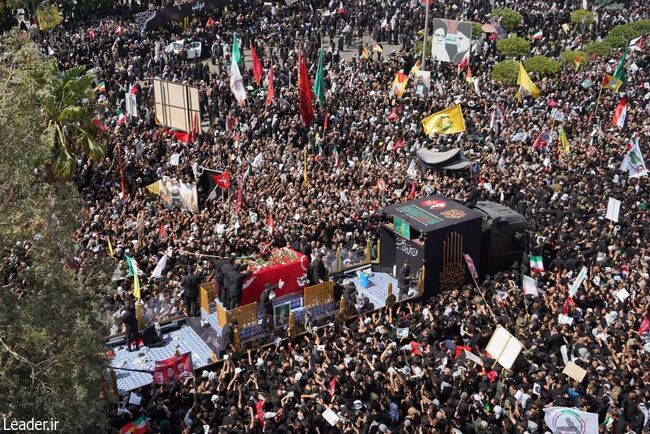 تشییع پیکر مطهر امام شهید در نجف اشرف