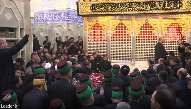 Müqəddəs Kərbəlada İranın Seyyidüşşühədasının pak cənazəsi ilə vida mərasimi