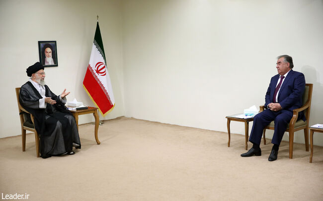 Rencontre avec le président du Tadjikistan
