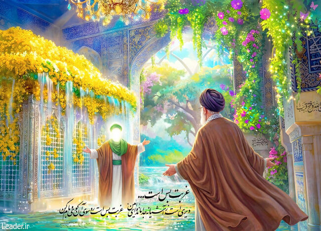 تشییع پیکر مطهر قائد شهید انقلاب اسلامی در مشهد مقدس