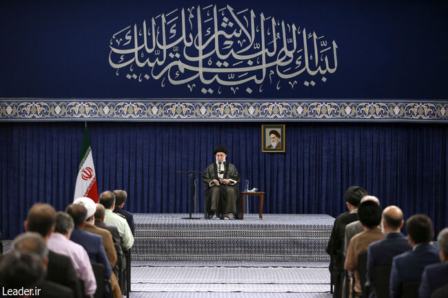 The Leader of the Islamic Revolution in meeting a group of Hajj organizers: