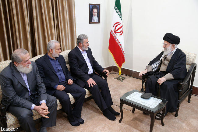 The Leader receives the General Secretary of Islamic Jihad of Palestine