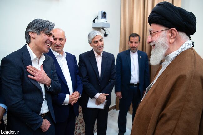 دیدار اعضای تیم ملی فوتسال ایران