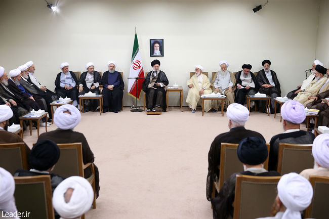 Ayatollah Khamenei meets with members of the Assembly of Experts