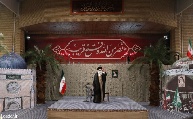 The meeting of the holy defence veterans and commanders with the leader of the Islamic revolution