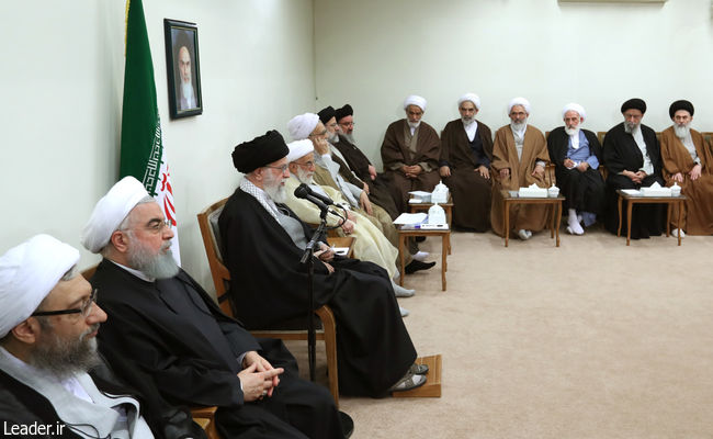 ประธานสภาผู้ชำนาญการและบรรดาสมาชิกเข้าพบท่านผู้นำสูงสุดการปฏิวัติอิสลาม
