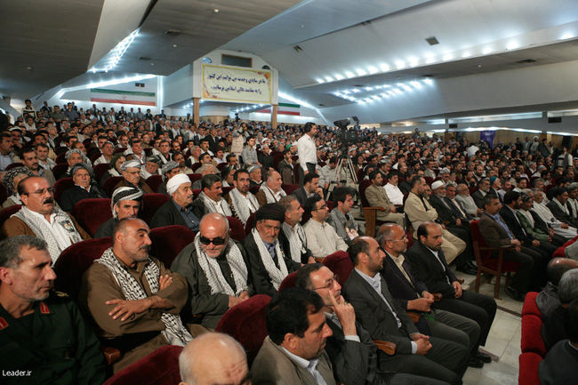 دیدار صدها نفر از سران، معتمدان و متنفذین عشایر و طوائف استان کردستان
