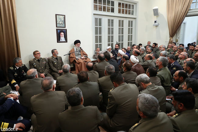 Rencontre avec les commandants de l’armée iranienne