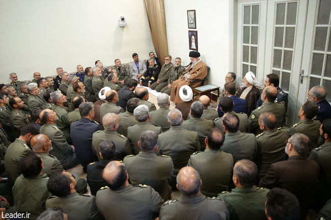 Rencontre avec les commandants de l’armée iranienne