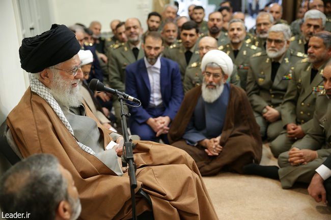 Rencontre avec les commandants de l’armée iranienne