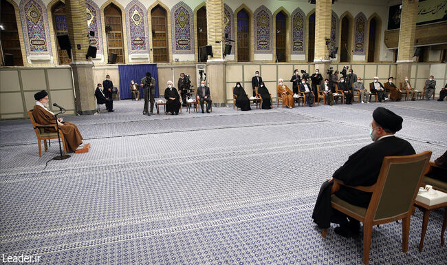 The Leader of the Islamic Revolution, in the meeting with the Chairman and members of the Supreme Council of the Cultural Revolution