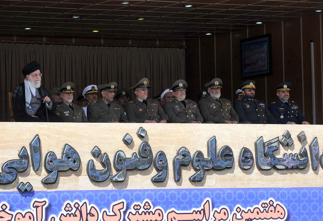 مراسم دانش آموختگی دانشجویان دانشگاه‌های افسری ارتش جمهوری اسلامی