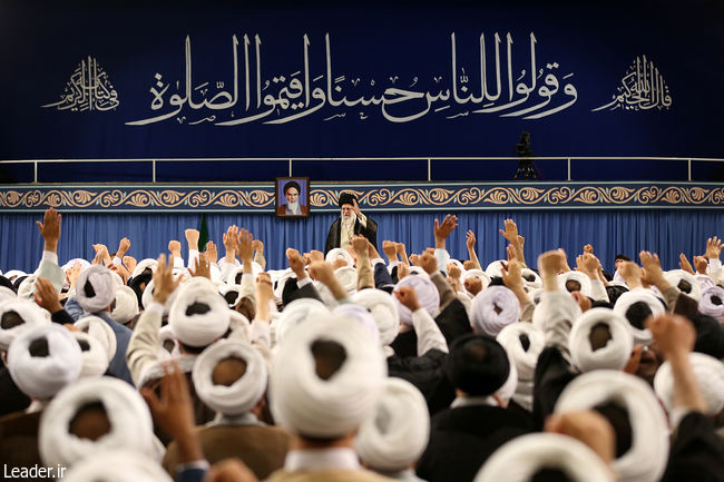 İslam İnkılabı Lideri Ayetullah Hamanei'nin Cuma İmamları ile görüşmesi