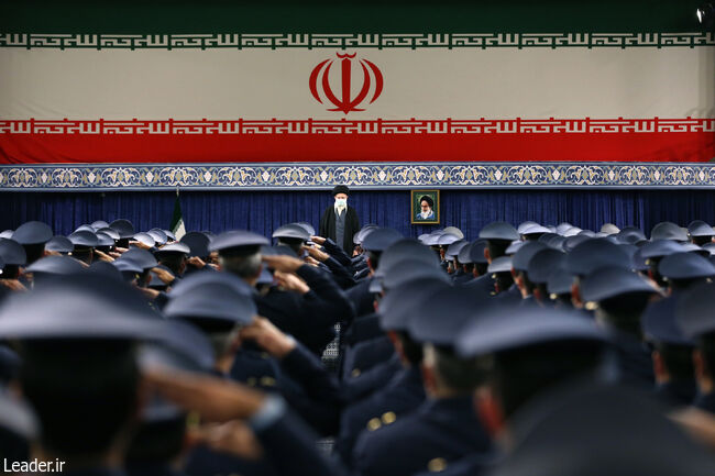 Commander-in-Chief in a meeting with hundreds of commanders and employees of the Air Force and Air Defence of the Military Forces of Iran
