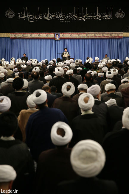 Ayatollah Khamenei in new year’s first session of Dars-e Kharij