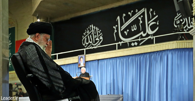 قائد الثورة الإسلامية المعظم يشارك في مجلس عزاء بمناسبة شهادة أمير المؤمنين (ع)