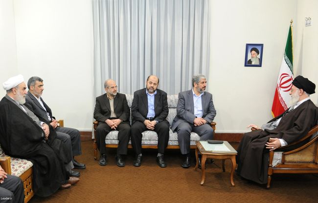 ديدار رئيس دفتر سياسي حماس و هيات همراه