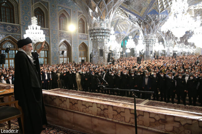 Discours à l'occasion de Norouz dans le sanctuaire sacré de l'imam Reza (as)