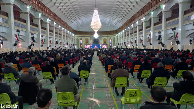 İslam İnkılabı Lideri Ayetullah Hamanei'nin Tebriz halkının hş. 29 Behmen 1356’da gerçekleştirdiği kıyamın yıl dönümü arifesinde Doğu Azerbaycan halkı ile buluşması