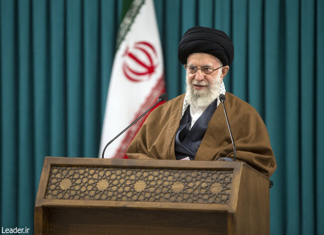 The leader in a live televised speech on the Eid al-Mab'ath