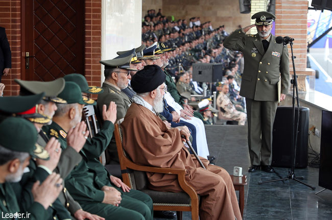 Ayatollah Khamenei attends graduation ceremony for Iran's Army cadets