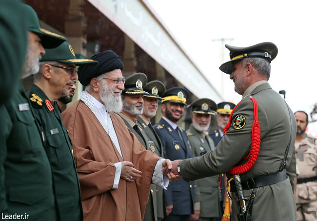 Ayatollah Khamenei attends graduation ceremony for Iran's Army cadets