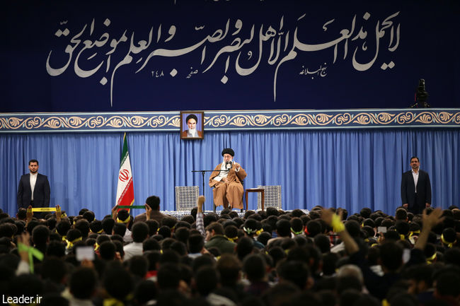 The Leader meets with thousands of school and university students