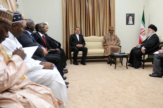 دیدار رییس جمهوری نیجریه و هیات همراه
