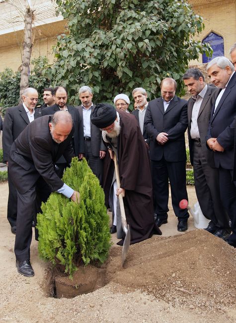  کاشت دو اصله نهال همزمان با هفته منابع طبیعی