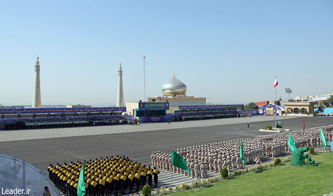 Ayatollah Khamenei attends the graduation ceremony of Iran’s police cadets.