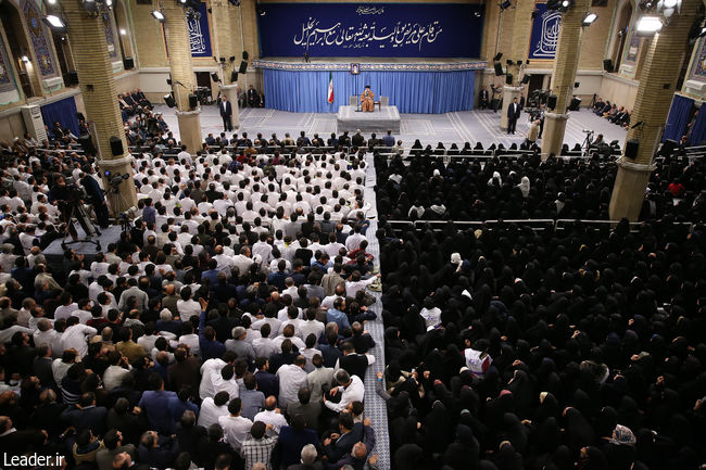 Ayatollah Khamenei meets with thousands of nurses