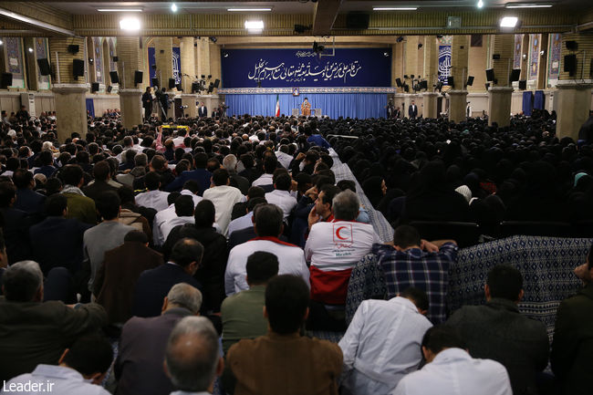 Ayatollah Khamenei meets with thousands of nurses