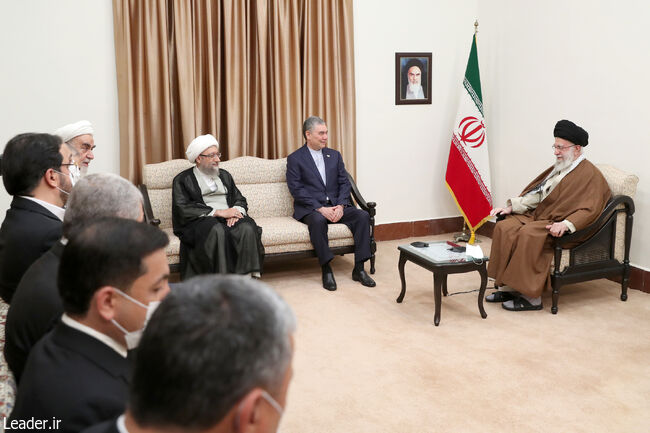 The Leader, met with Gurbanguly Berdimuhamedov, chairman of the People's Expediency Council of Turkmenistan